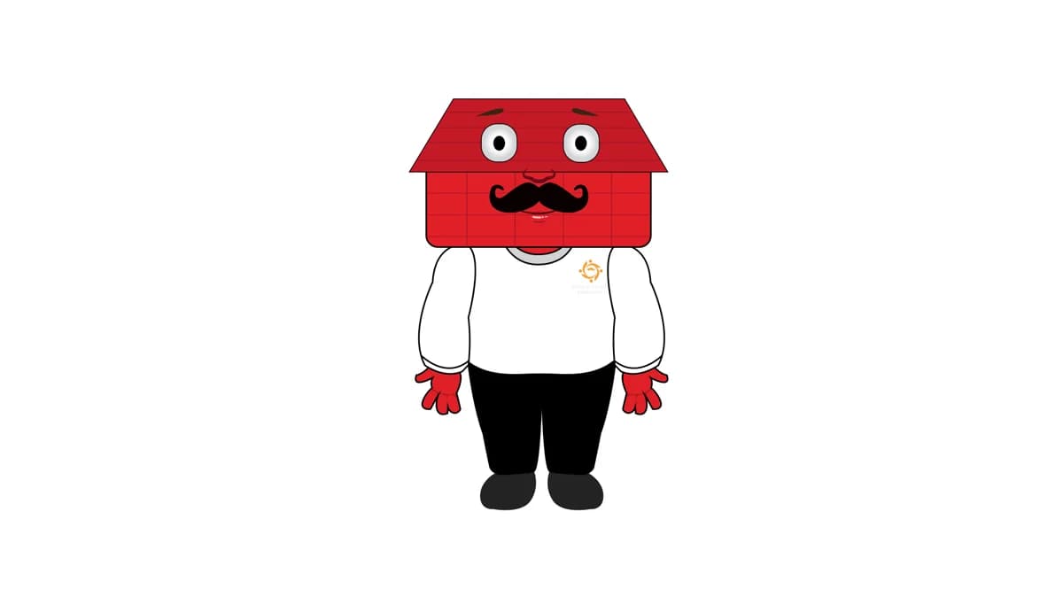 Dad, the red-barn-head character who talks through the family budget