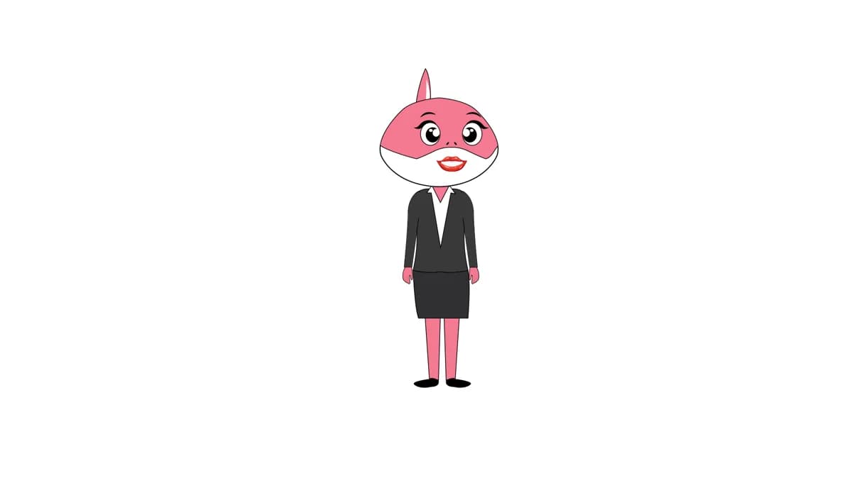 Susan, the advisor character at her desk with a rising chart